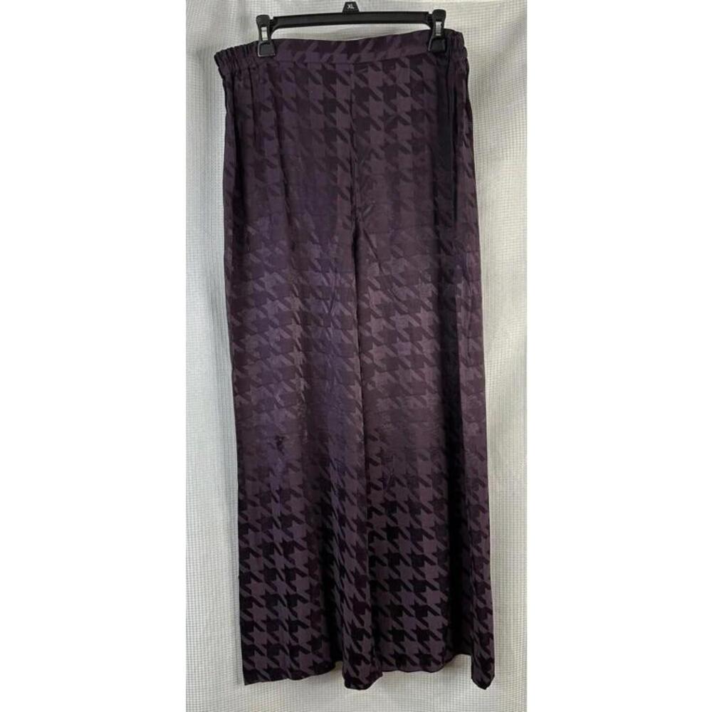 NWT Senna Design Womens Pastel Damson Purple Pants‎ Slacks Trousers Size 40